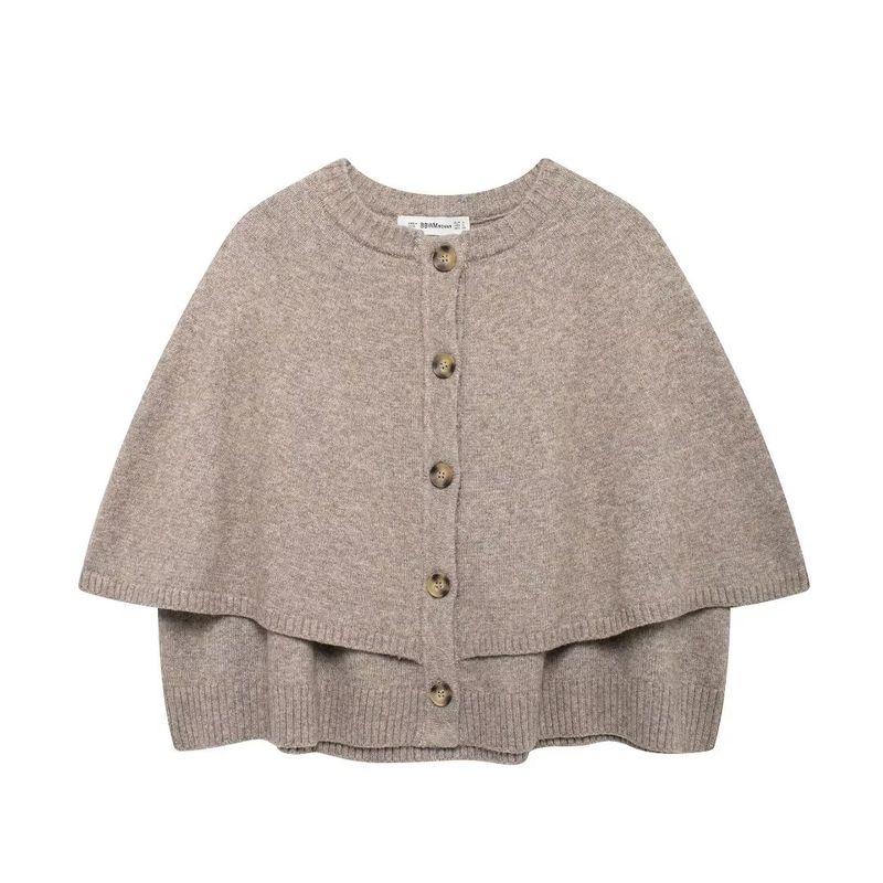 Kaslead New Arrival Women's Clothing Fashion Style Easiest for Match Casual Knitting Shawl Sweater 2488107