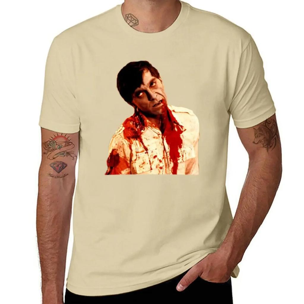 Dawn of the Dead T-Shirt summer clothes vintage blanks plain black t shirts men