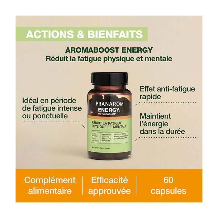 Pranarom Aromaboost Aromaboost Energy 60 Caps