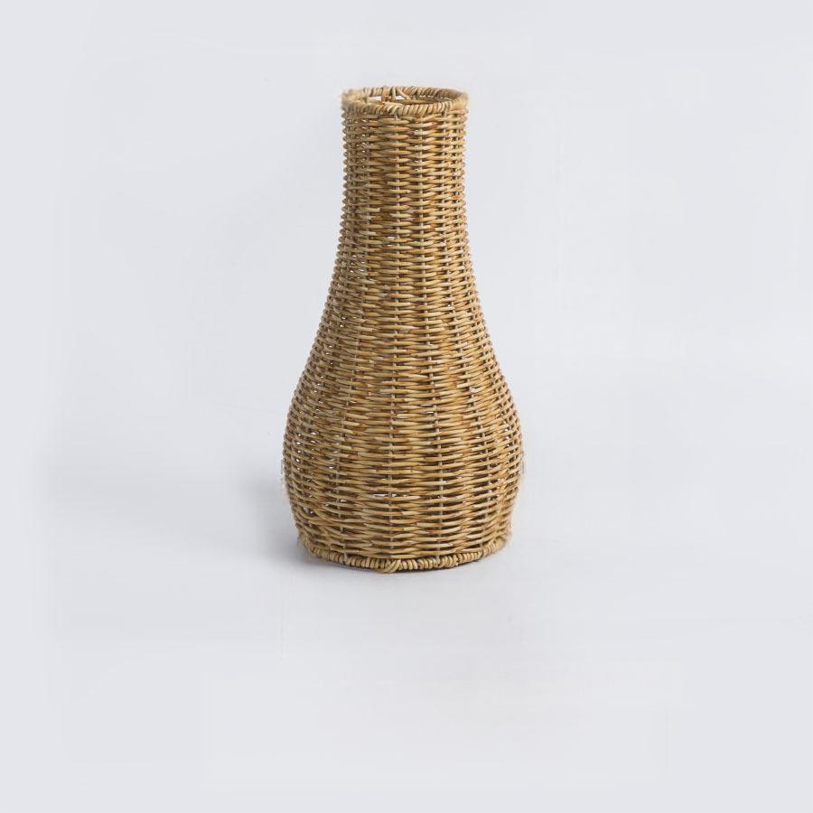 Handmade Eco-Friendly Art Deco Wooden Tabletop Vase Durable Natural Material for Home Wedding Decor Modern Design Customized