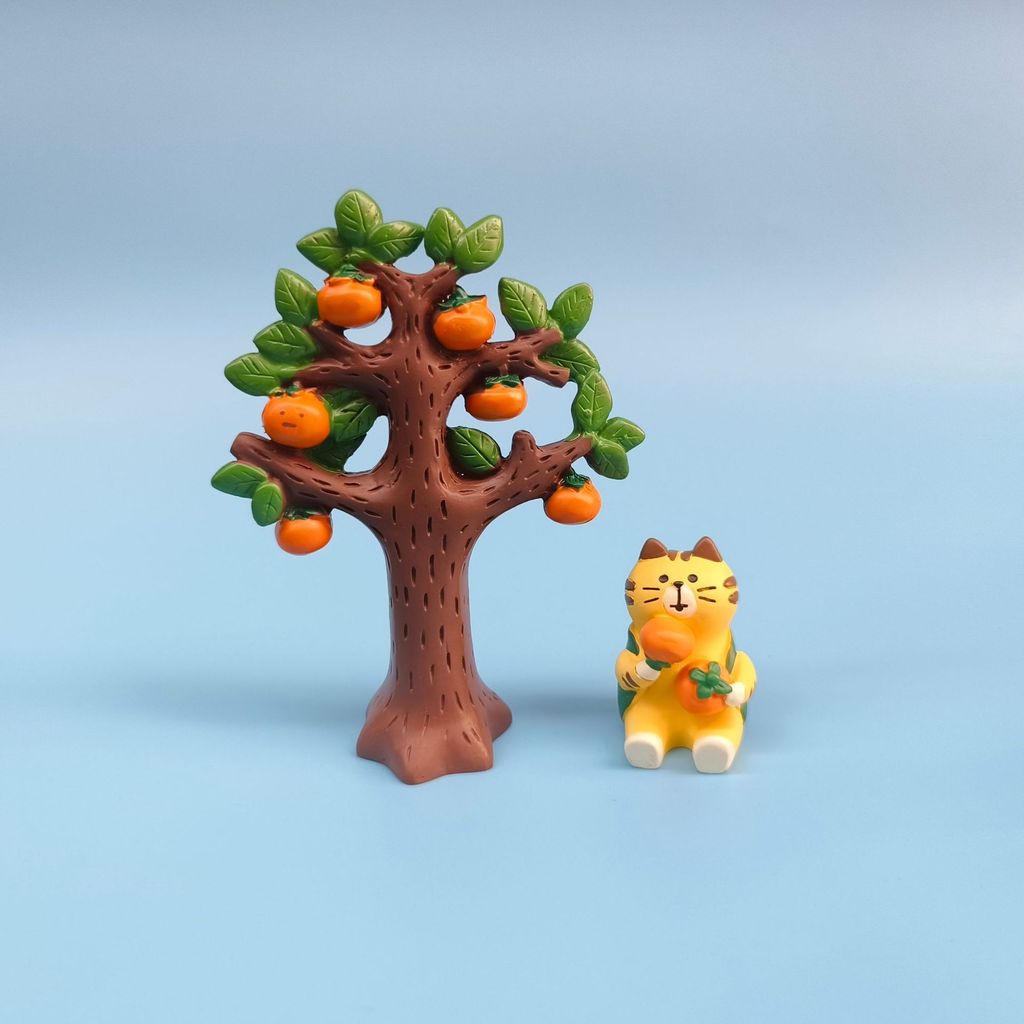 Small Resin Cat Miniature Dollhouse Decoration For Home Office Display