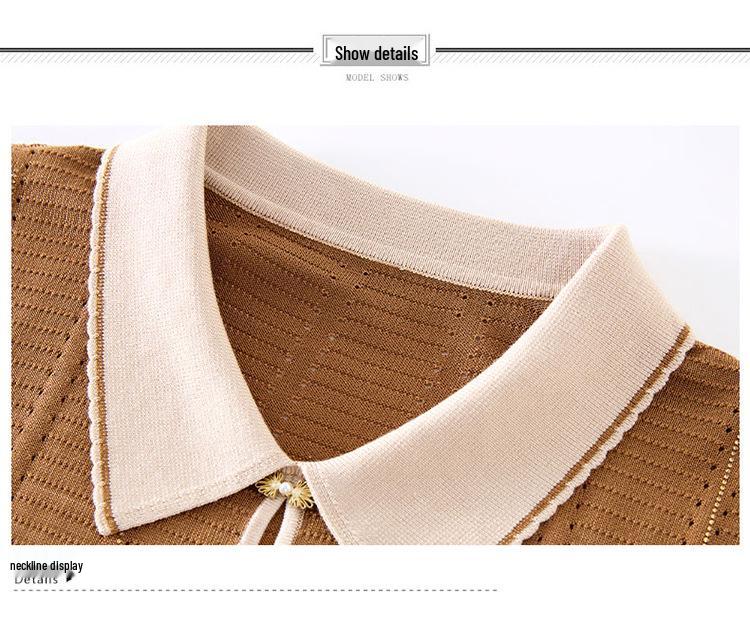 Mom's 2026 Autumn Knit Pullover: Stylish Base Layer for Middle-Aged and Elderly Women