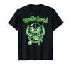 Motörhead Neon Green Warpig Logo T-Shirt