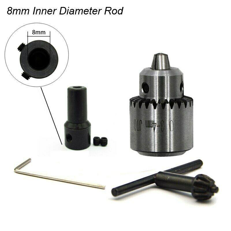 Taper Mounting Lathe Chuck Mini Drilling Machine With Mini Drill Chuck Key