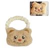 Fun Brooch Smile Photo Booth Props Bear Furry Hair Clip Hair Tie Party Headpiece Fun Hair Tie for Music Festivals