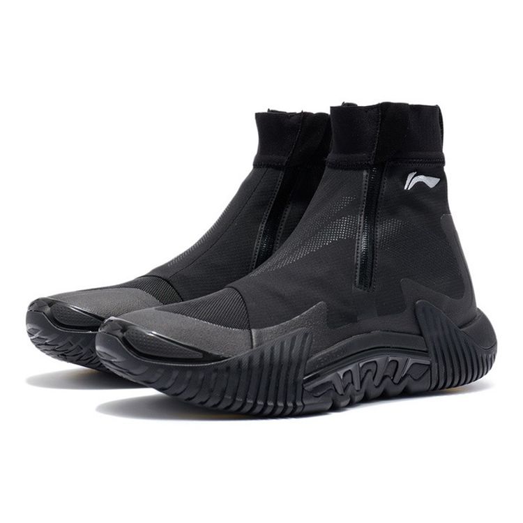 Li Ning Anti-5 Basketball Shoes Men Sneakers Black ABFR009-1