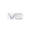 Metal 3D Badge  car displacement Logo Car Rear Trunk Body Sticker Emblem