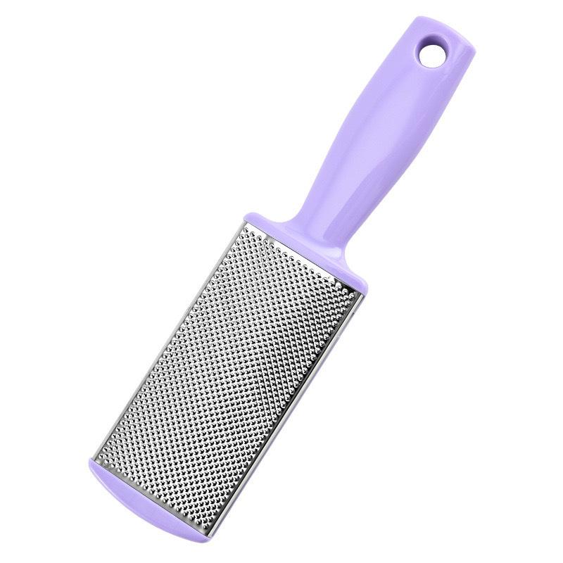 1Pc Stainless Steel Double-sided Foot Plate File To Remove Dead Skin, Foot Grinding Stone To Repair Calluses, Foot Grinding Artifact