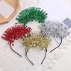 New Year Party Cool Costume Headband Christmas Headwear Photo Props Tinsel Karaoke Party Headwear Cosplay Accessories