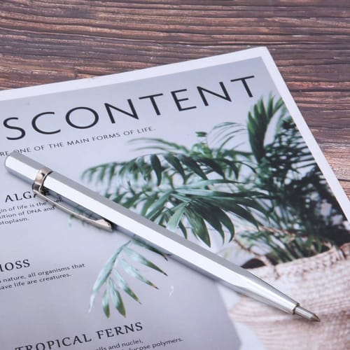 Caiqinlen Scriber, 5-Piece Ceramic Engraver, Center Punch Diamond Marking Pen, Diamond Engraving Pen, Carbide Tip Scriber for Ceramic and Glass