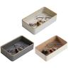 Valet Tray Rectangular PU Leather Storage Tray Multi-Function Jewellery Ring Holder Plate for Jewellery Key Watch Perfume