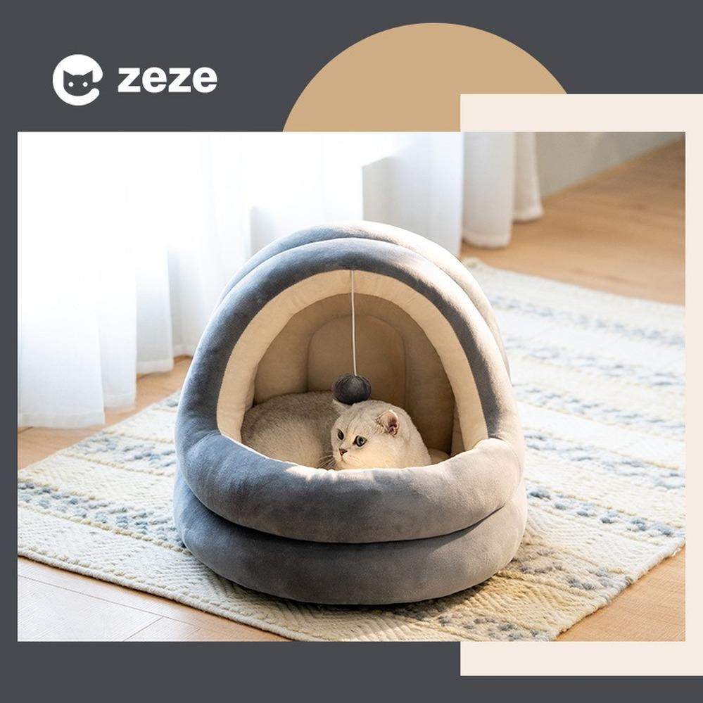Four Seasons Universal Pet House - Dog and Cat Bed and Easy to Clean Pet Litter