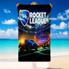 Schnelltrocknendes Strandtuch mit Rocket League Muster, Leichtes saugfähiges Handtuch für Pool, Strand, Urlaub