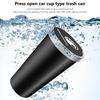 For Vauxhall Car Trash Can Mini Waterproof Storage Cup Holder Garbage Bin Lid Accessories Corsa Astra Mokka Grandland Crossland