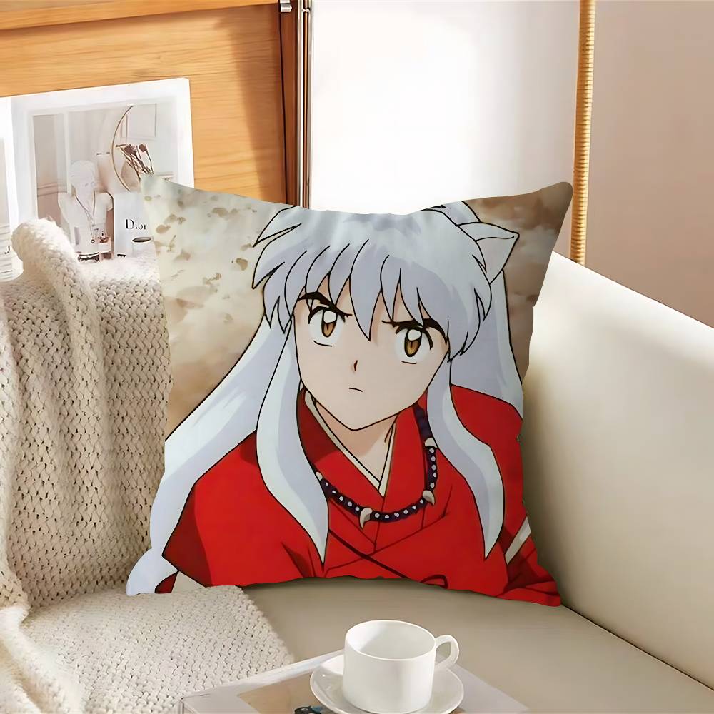 InuyashaeS Anime Pillow Case Removable Washable Cushion Cover – All-Season Soft Linen