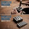 Round Hole Hole Puncher 7 Holes Punch Disc Jewelry Equipment Craft Tool  Metal Processing