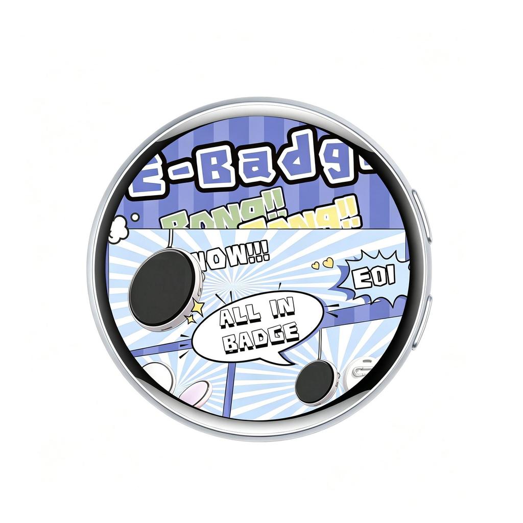 AI Dialogue Translation HD Touchscreen Audio Badge