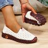 Sneakers Damenschuhe Plateau Slipper Lässige Schnürschuhe Leder Flach Slip-On Mama Schuh Neu Frühling Chaussure Femme Mujer Zapatos