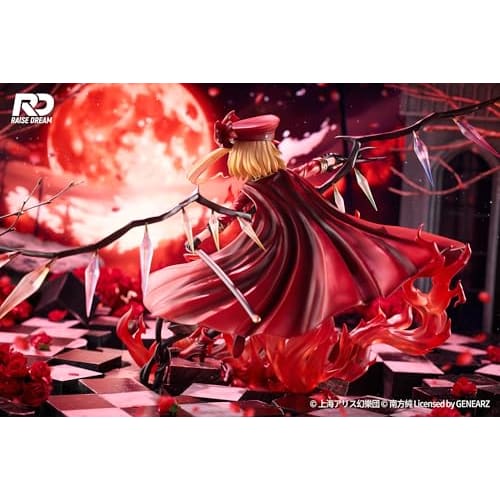 Raise Dream Touhou Project Flandre Scarlet Military Uniform Ver. Illustration by Jun Minami 1/6 Scale Painted Complete Figure