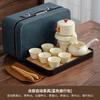 Home tea drinking office stone grinding teapot cute panda tea Ru kiln lazy tea cup business festival