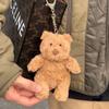 Barcelona Bear Plush Toy Keychain Mini Cute Stuffed Bear Doll Pendant Gift for Girlfriend