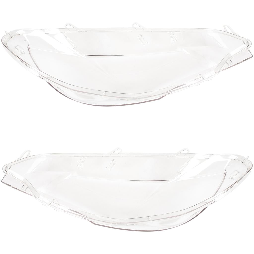 BMW X6 E71 08-14 Headlight Glass Lens Left + Right 2 Pcs Set