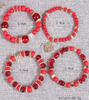Bohemian Ethnic Multi-Layer Heart Pendant Bead Bracelet