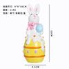 Easter Decorations, Ins, Cute Rabbits, Easter Eggs, Resin Ornaments, Home Party Gifts