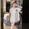 Sexy Pajamas Women's Ice Silk Spring and Summer Thin Shirts and Skirts Can Be Worn Outside Comfortable Silk Loungewear New Models Can Be