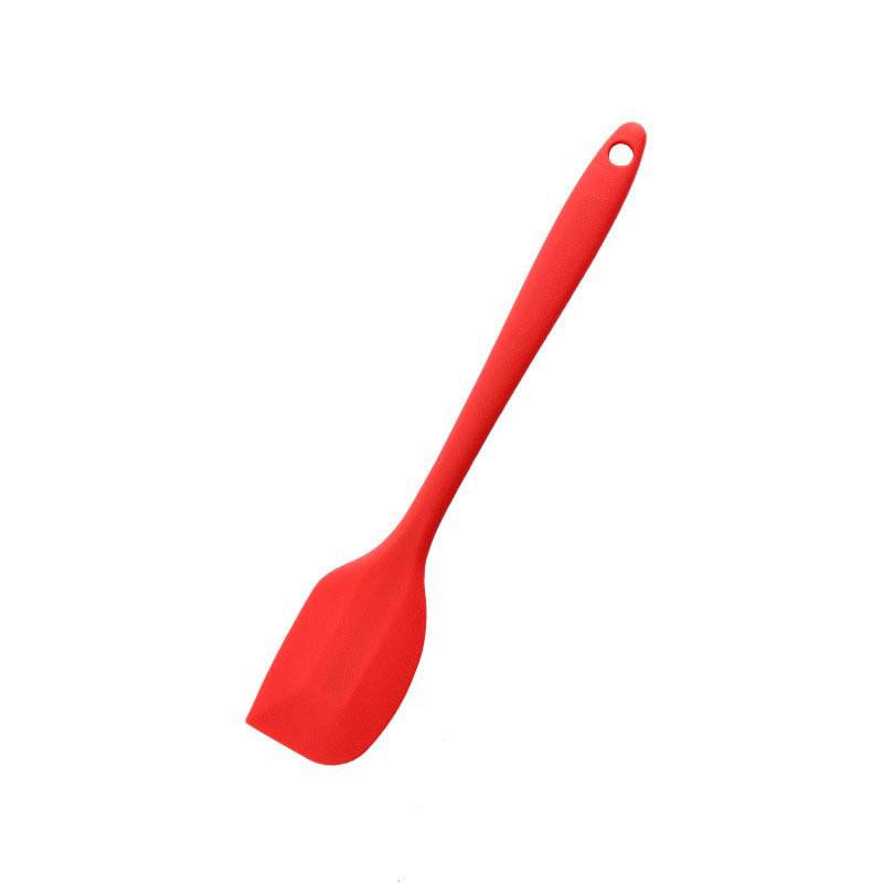 Silicone Spoon Heat Resistant Kitchen Spatula Frying Pan Shovel Mixing Scraper Bakeware Utensil Handle Scraper Cookware Tool