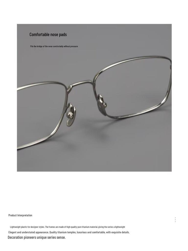 Pure Titanium Eyeglass Frames: Full & Semi-Rimless Styles for Men & Women, Acetate Options, Prescription Compatible for Myopia
