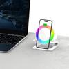 Recci RSK-W28 Wireless Charger with Bluetooth Speaker & RGB Light CN plug (adapter included)