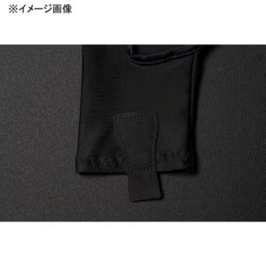 JACKALL Cooling UV Protection Gloves, Size L, Black