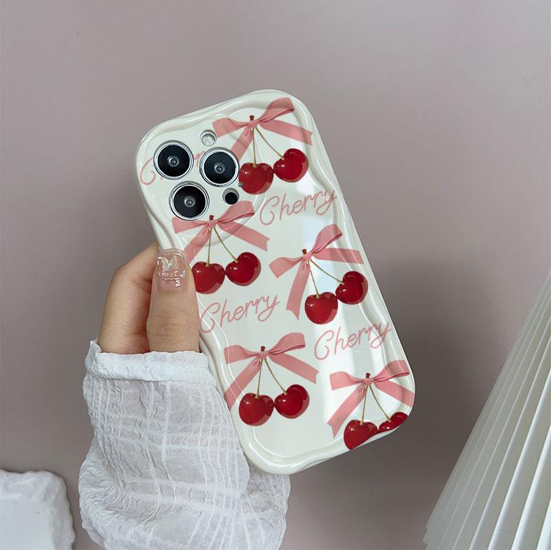 Genomskinligt vinrött körsbärsfodral för Huawei Honor 400 200 Pro 90 Lite X5C X7D X9DX6B X8B X7B X9B X5B X6C X8C X6A X8A X7A X9C X5