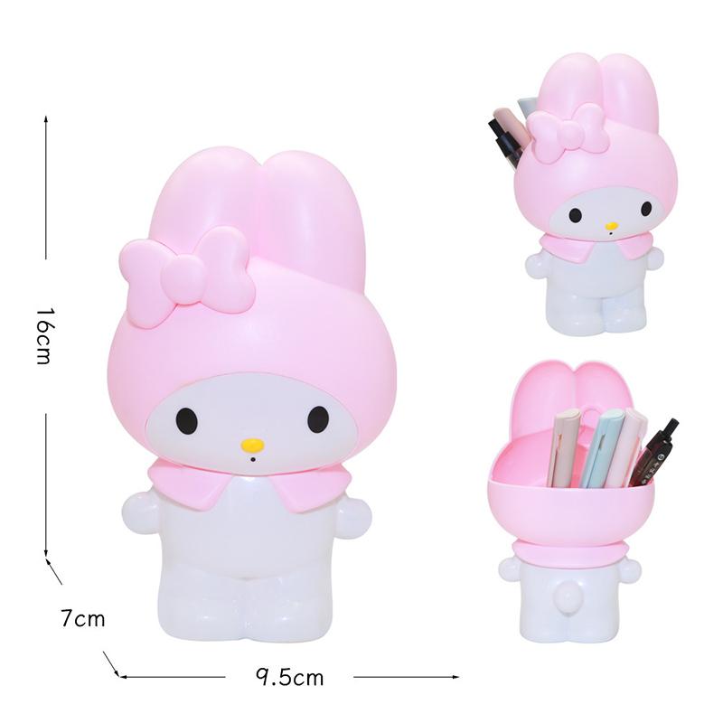  Pen Holder Creative Cartoon Anime  Pen Box Desktop Storage Pen Bag Makeup Brush Storage Container Student Box
