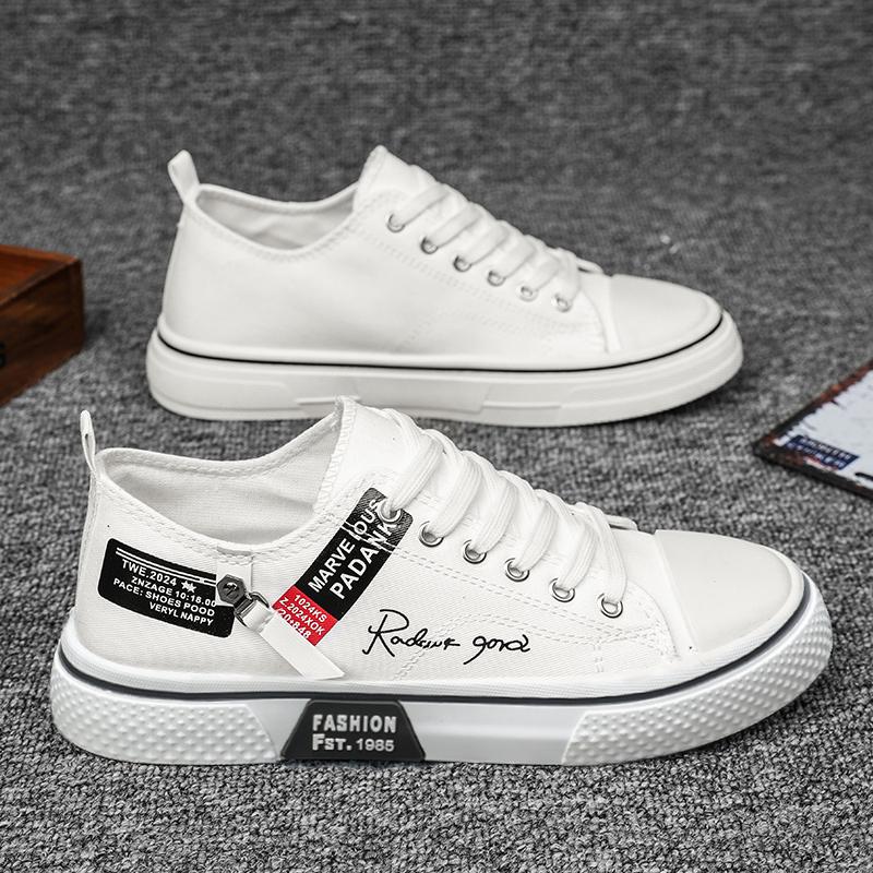 Moda pentru bărbați Pantofi de skateboard ocazional de jos pentru băieți Pantofi comozi Studenți de sex masculin Trend Talpă moale Clasic Respirabil Sală de sport Anti-alunecare