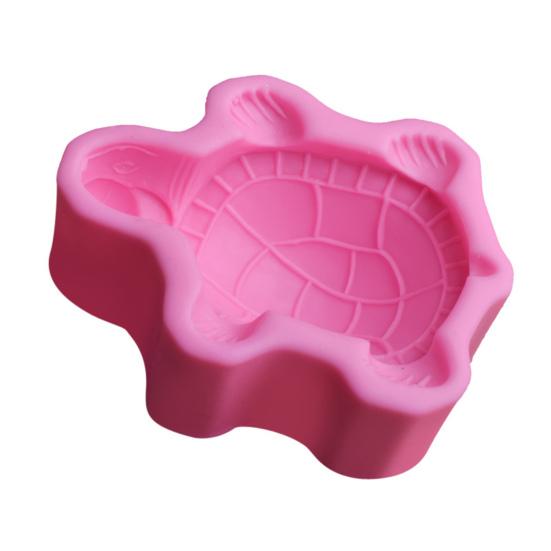 3Pcs Turtle Mold Easy Demoulding Flexible Silicone Baking Mold Exquisite Workmanship Soap Mold for Home