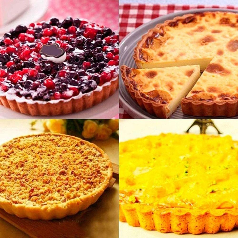Round Removable Cake Baking Pan Tart Quiche Tool Tart Pan Mold New Flan Pan Molds