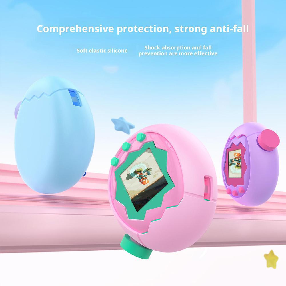 Silicone Case For Tamagotchi Paradise, Virtual Electronic Pet Game Machine Soft Protective Sleeve Holder Shell Accessories