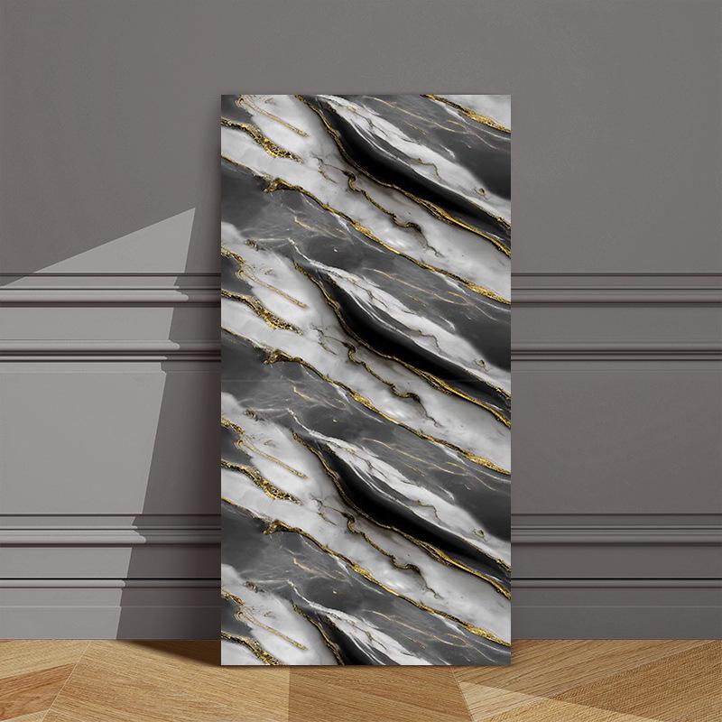 Self-Adhesive Waterproof PVC Wall Stickers: Imitation Marble & Aluminum-Plastic Panels
