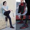 2025 Men Running Walking Knit Shoes Fashion Casual Men Sneakers Breathable Sport Athletic Gym Lightweight Running Shoes