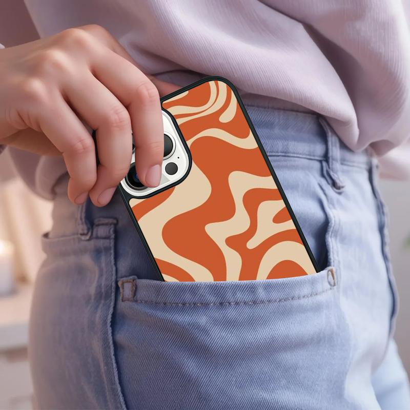 Liquid Swirl Abstract Pattern Phone Case For iPhone 17 Air 15 16e 14 13 Pro Max Coque 12 11 Pro Max PLUS cover