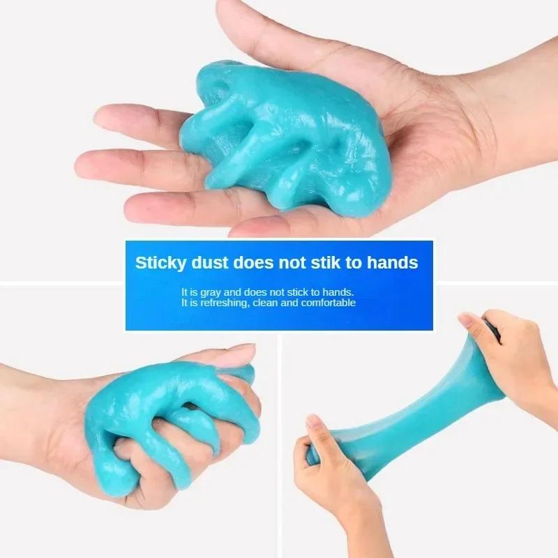 Reusable Magic Air Outlet Dust Soft Mud: 2pcs RV Super Clean Slime Dust Cleaner - Universal Gel Dust Slime Cleaner For Car Vents
