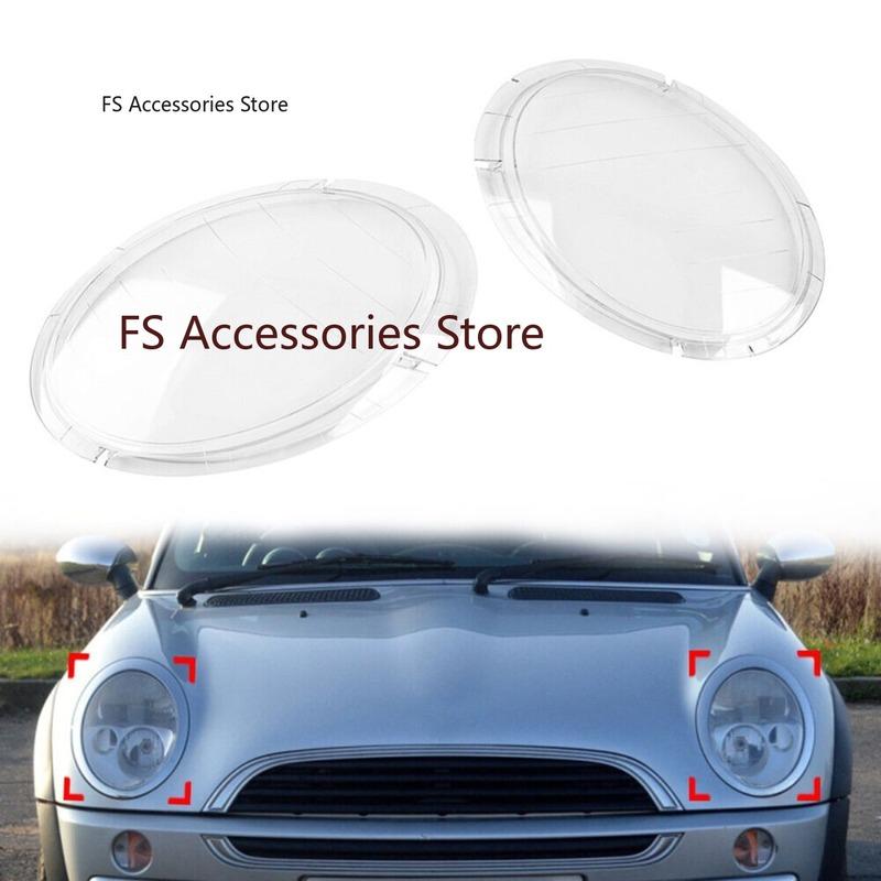 Left Right Car Headlight Clear Lens Lampshade Shell Cover For BMW MINI R50 R52 R53 Mk1 Cooper 2001-2006 Headlamp Cover Lampshade 1pcs Left Side
