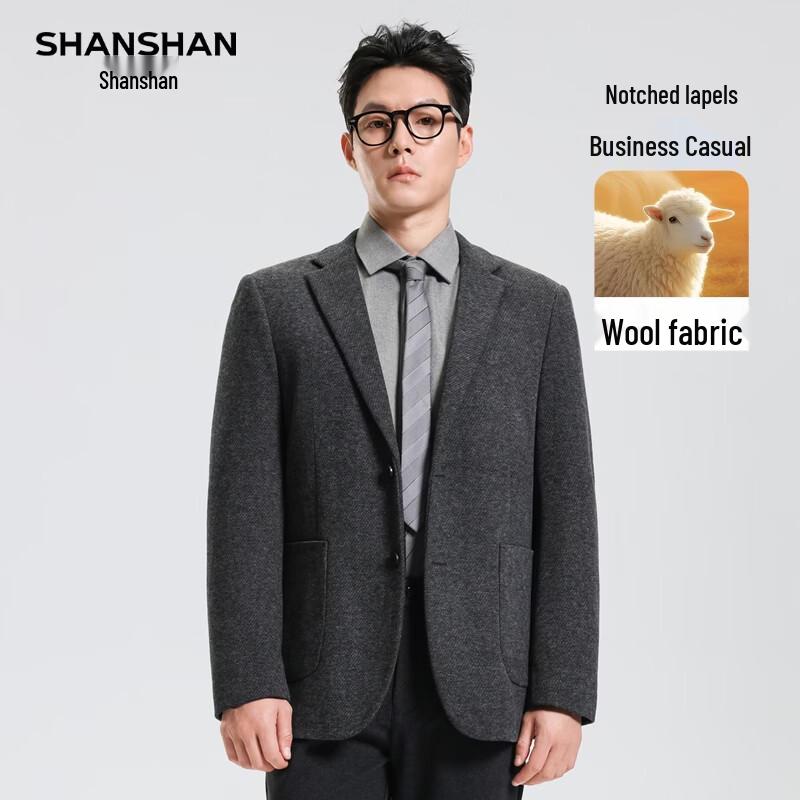 

SHANSHAN Men s Wrinkle-Resistant Business Suit Blazer 2XL/185
