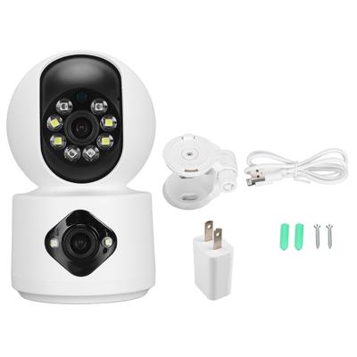 Home Security Camera Dual 2MP Lens Wireless WiFi Two Way Intercom Indoor Camera for Home Baby