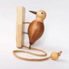 Housewarming Door Knocker Retro Wooden Woodpecker Easy Installation Pendant Doorbell  Gift