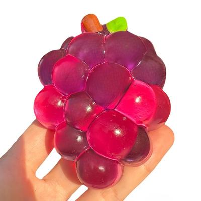Gemütliches Squishy Handgemachtes Trauben Quetschspielzeug Simulierte Frucht Stressabbau Langsamer Rückprall Sensorisches Fidget Spielzeug für Angst und Fokus Geschenk