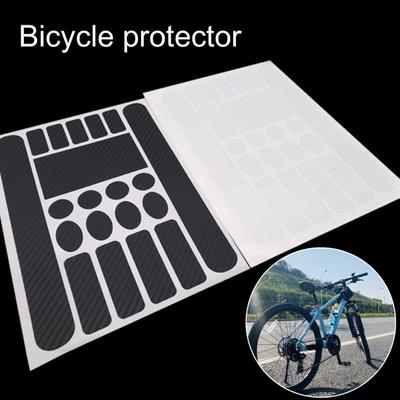 Outdoor Riding Anti-rubbing Anti-scratch Chain Frame Sticker Decal for Mountain Road Bike