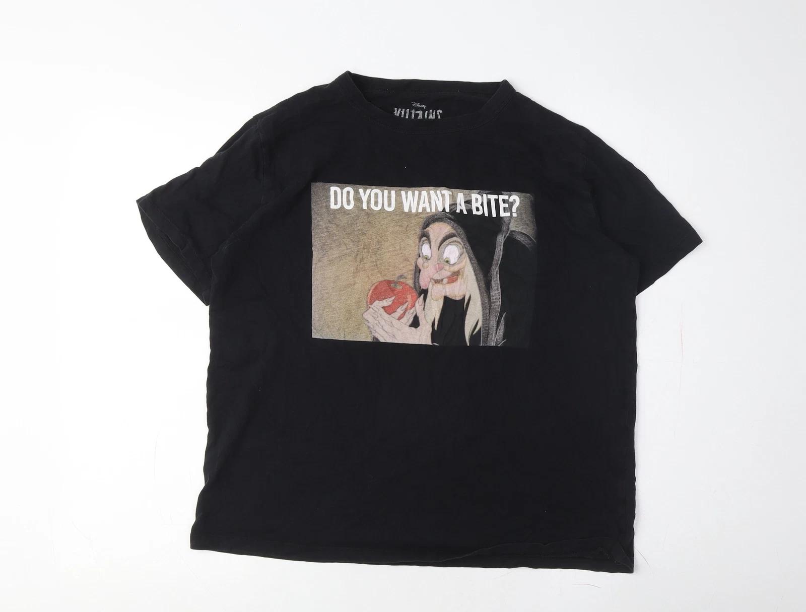 

Pull&Bear Villains Black Medium T-Shirt Unisex M